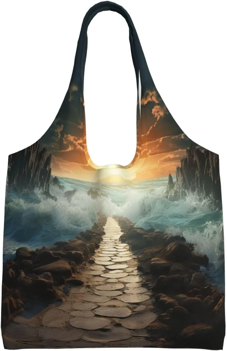Tote Bag for Women Reusable Grocery Bag Canvas Shopping Bag Math question Handbag Foldable Shoulder Bag