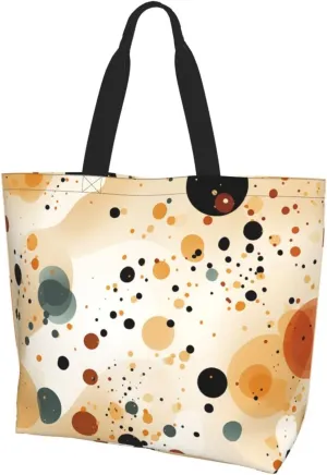 Tote Bag for Women Reusable Grocery Bag Shopping Bag Dachshund Pattern Tote Bags Handbag Foldable Shoulder Bag