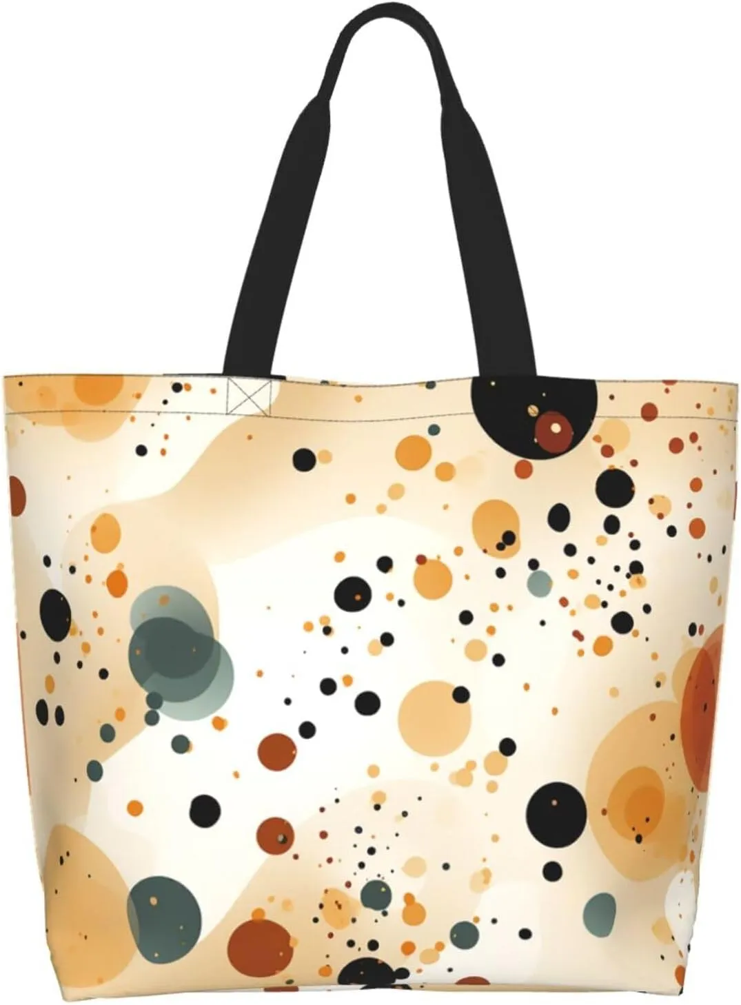 Tote Bag for Women Reusable Grocery Bag Shopping Bag Dachshund Pattern Tote Bags Handbag Foldable Shoulder Bag