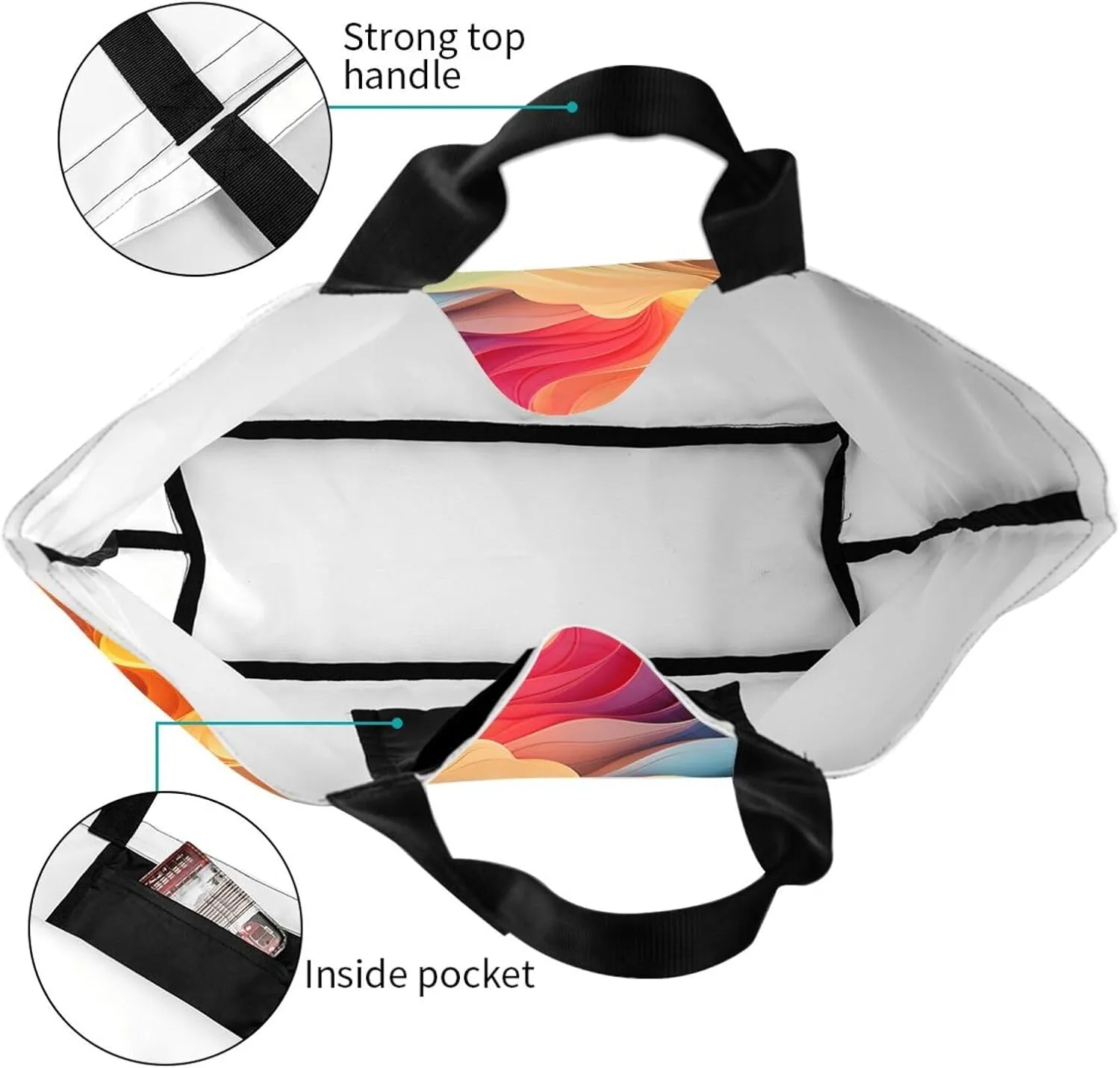Tote Bag for Women Reusable Grocery Bag Shopping Bag Dalmatian Tote Bags Handbag Foldable Shoulder Bag
