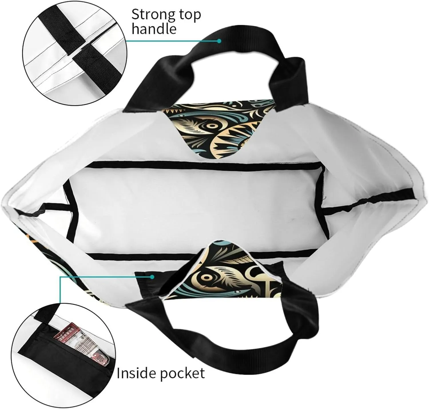 Tote Bag for Women Reusable Grocery Bag Shopping Bag Dalmatian Tote Bags Handbag Foldable Shoulder Bag