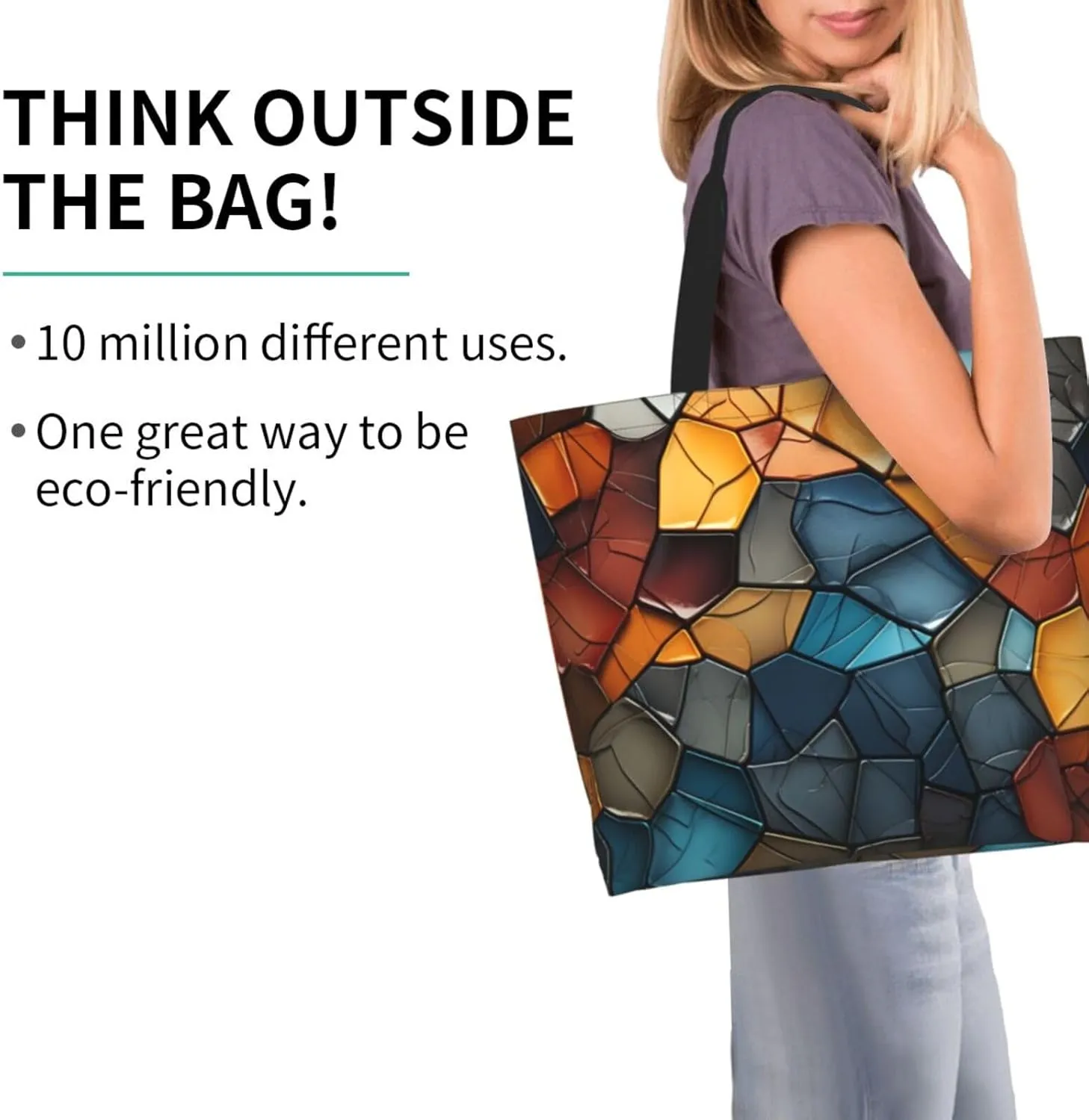 Tote Bag for Women Reusable Grocery Bag Shopping Bag Golden Dust Tote Bags Handbag Foldable Shoulder Bag