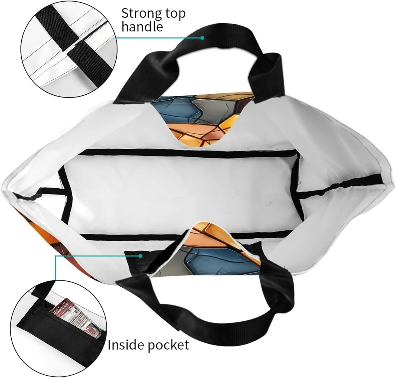 Tote Bag for Women Reusable Grocery Bag Shopping Bag Golden Dust Tote Bags Handbag Foldable Shoulder Bag