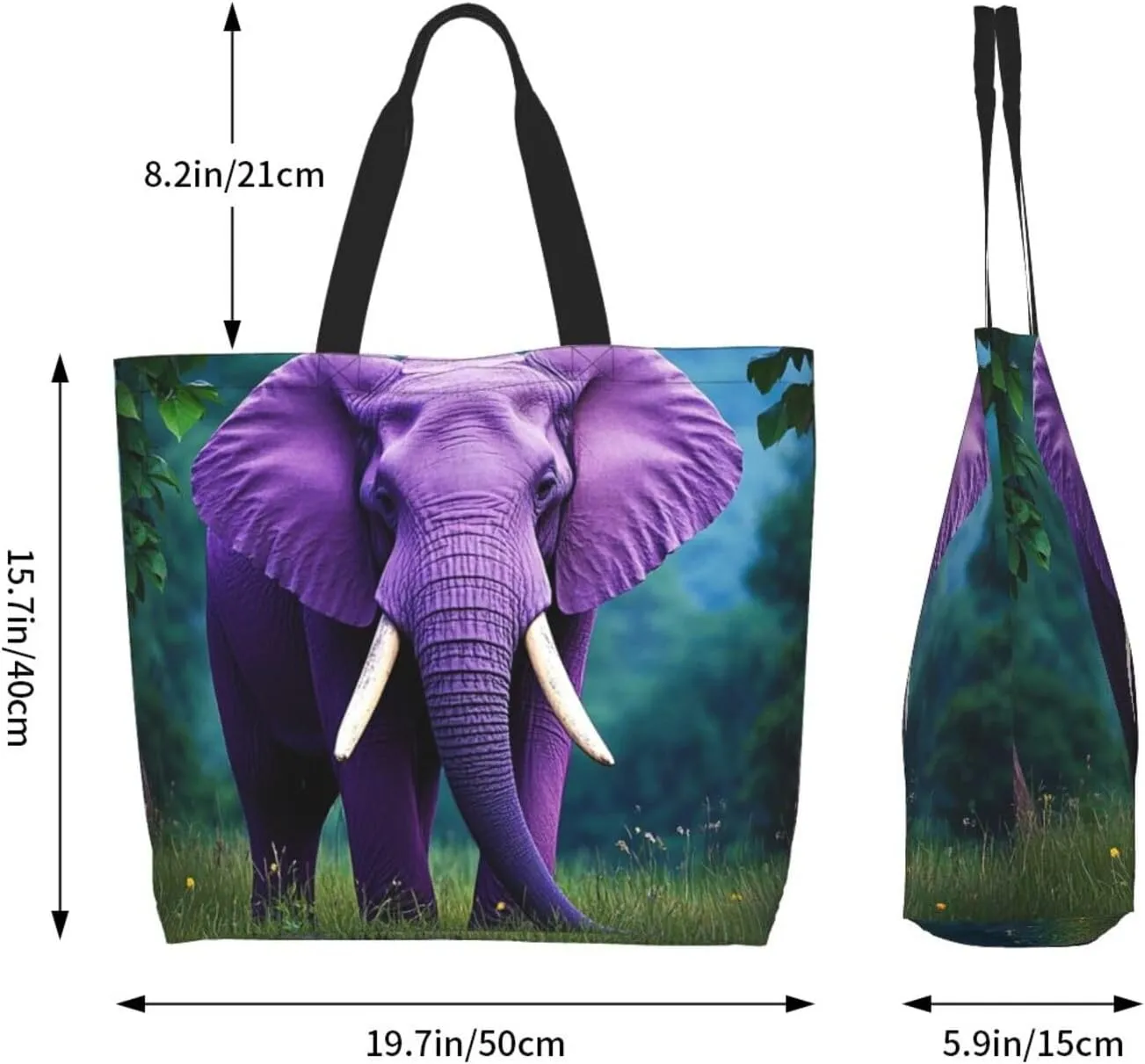 Tote Bag for Women Sea Otters Grocery Bag Foldable Shopping Bags Reusable Large Tote Bag