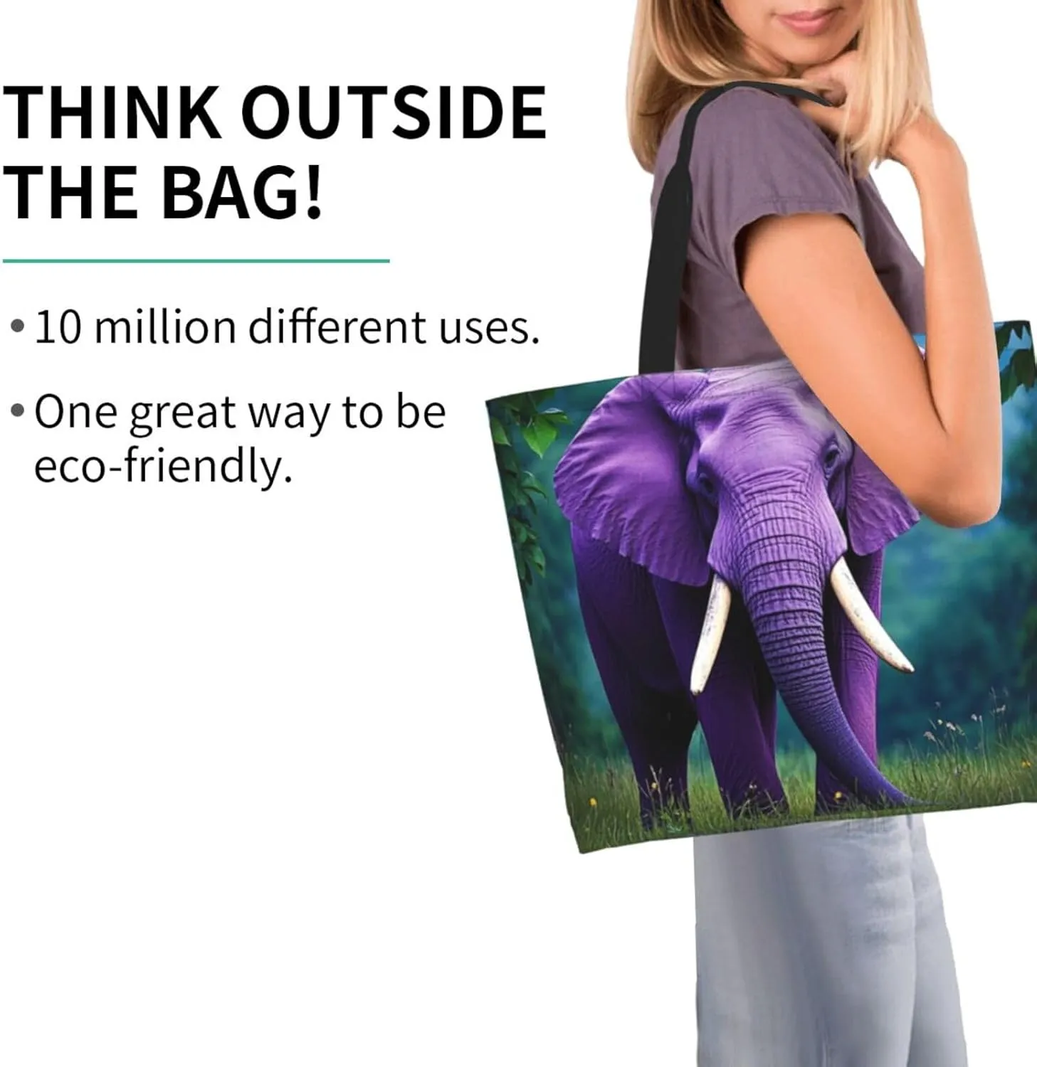 Tote Bag for Women Sea Otters Grocery Bag Foldable Shopping Bags Reusable Large Tote Bag