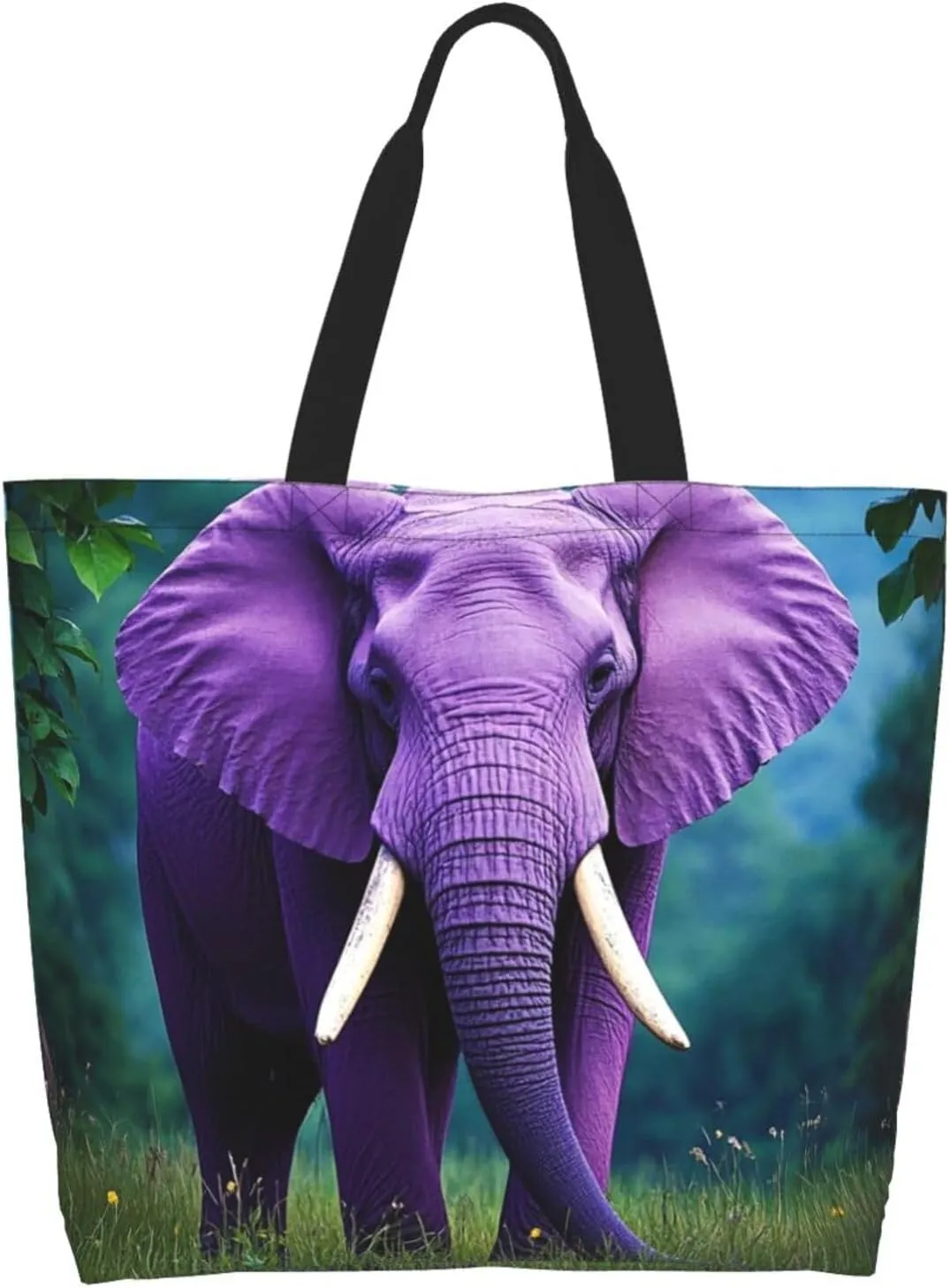 Tote Bag for Women Sea Otters Grocery Bag Foldable Shopping Bags Reusable Large Tote Bag