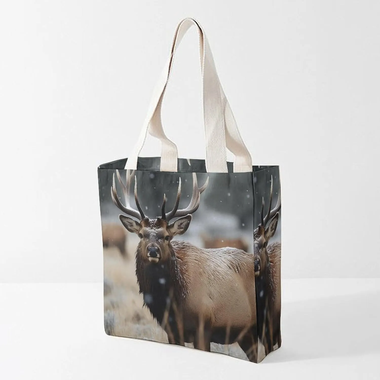 Tote Bag Laptop Handbag Classical Pattern Flowers Grocery Bag Canvas Shoulder Bag Crossbody Bag for Travel