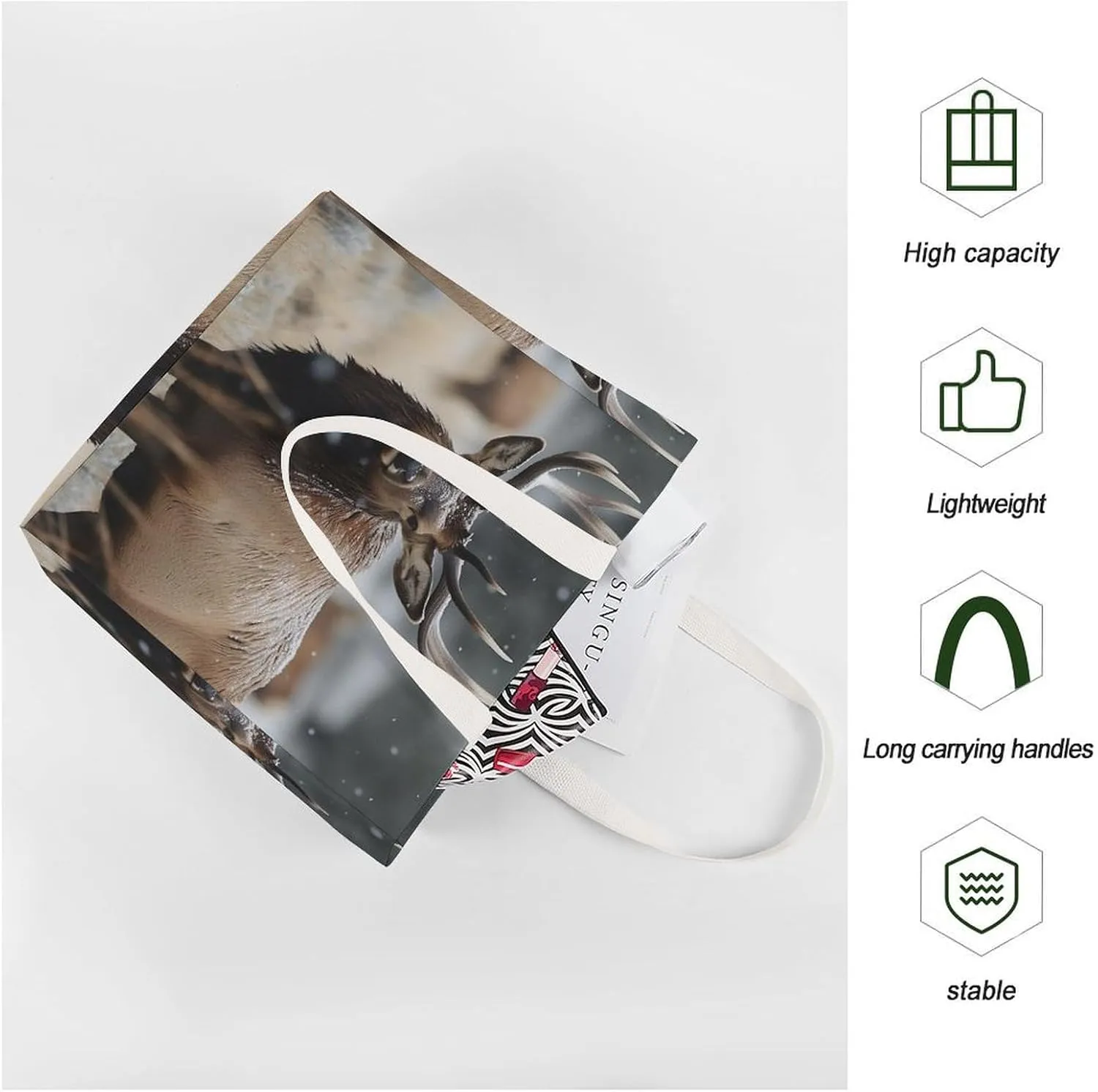 Tote Bag Laptop Handbag Classical Pattern Flowers Grocery Bag Canvas Shoulder Bag Crossbody Bag for Travel