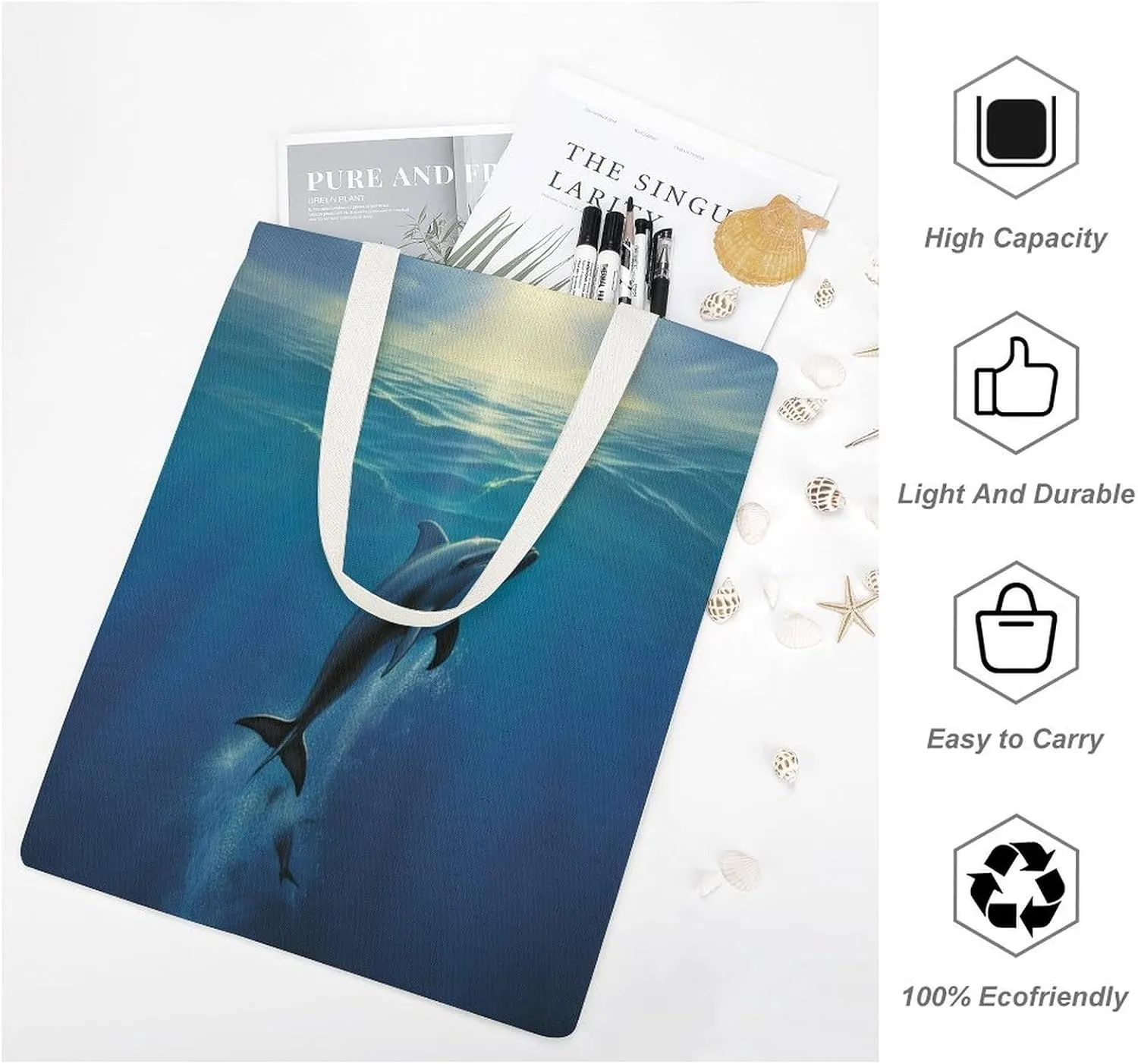 Tote Bag Laptop Handbag Elk In The Meadow Grocery Bag Canvas Shoulder Bag Crossbody Bag for Travel