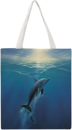 Tote Bag Laptop Handbag Elk In The Meadow Grocery Bag Canvas Shoulder Bag Crossbody Bag for Travel