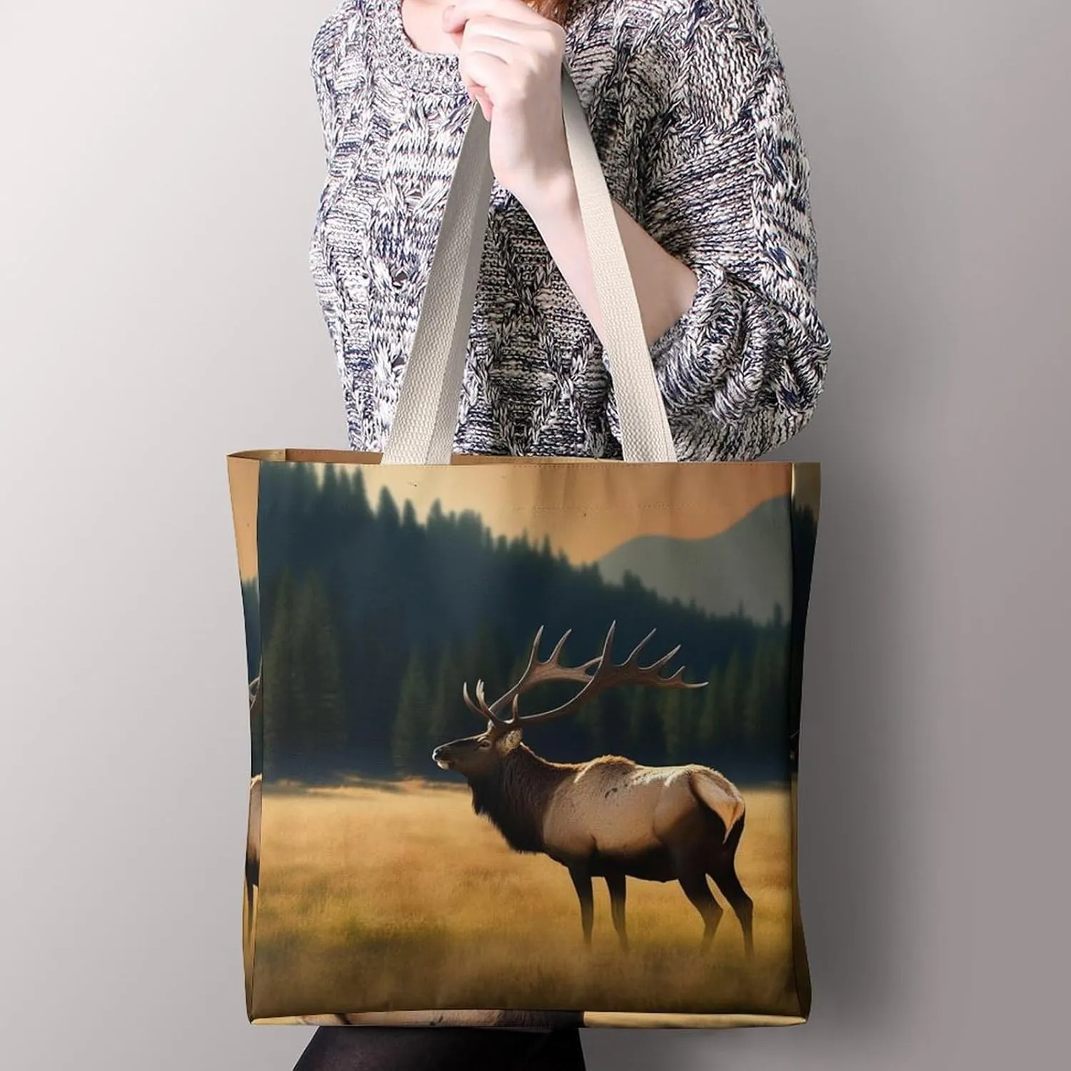 Tote Bag Laptop Handbag Farm Sunflower Grocery Bag Canvas Shoulder Bag Crossbody Bag for Travel