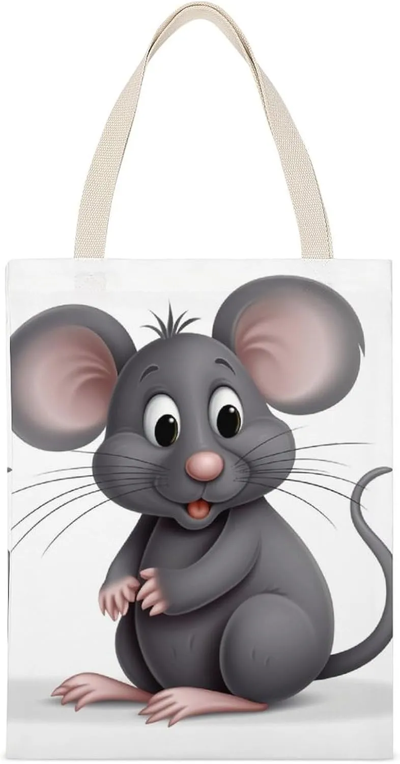 Tote Bag Laptop Handbag Harp Seal Painting Grocery Bag Canvas Shoulder Bag Crossbody Bag for Travel