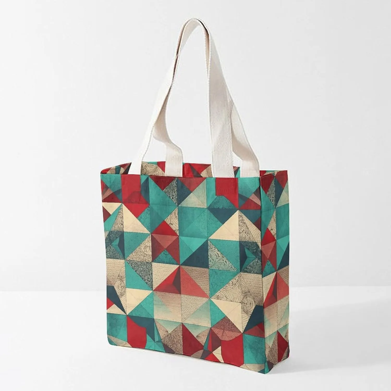 Tote Bag Laptop Handbag Small Hound Pattern Grocery Bag Canvas Shoulder Bag Crossbody Bag for Travel