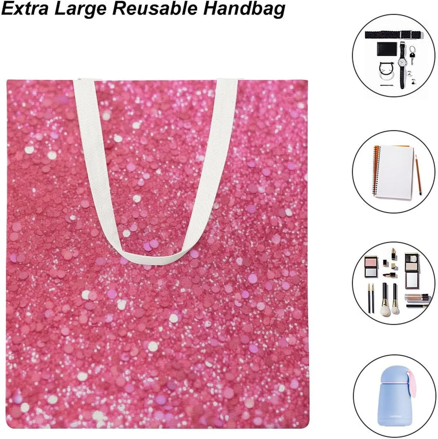 Tote Bag Laptop Handbag Steam Locomotive Train Grocery Bag Canvas Shoulder Bag Crossbody Bag for Travel