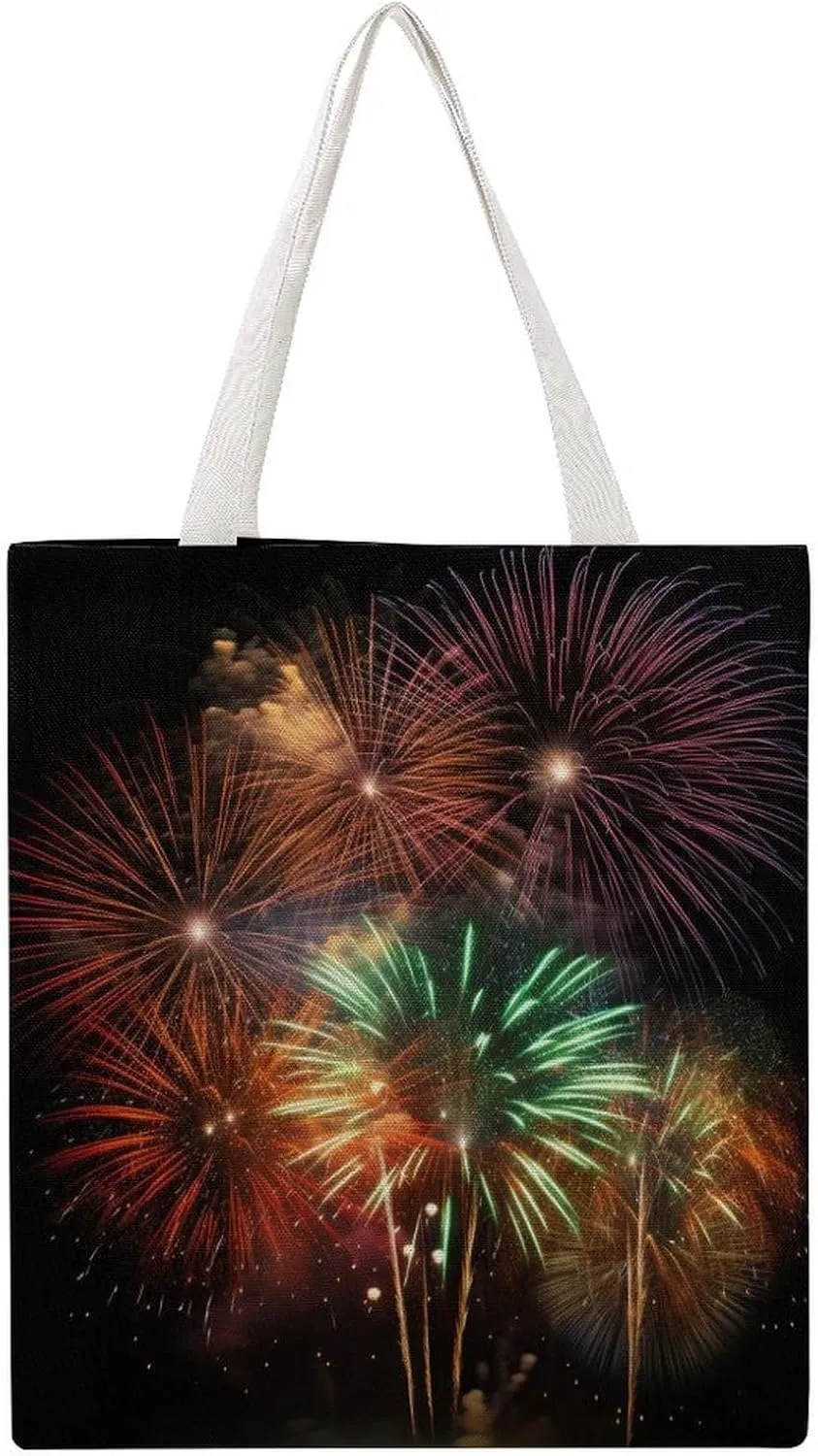 Tote Bag Laptop Handbag Steam Locomotive Train Grocery Bag Canvas Shoulder Bag Crossbody Bag for Travel