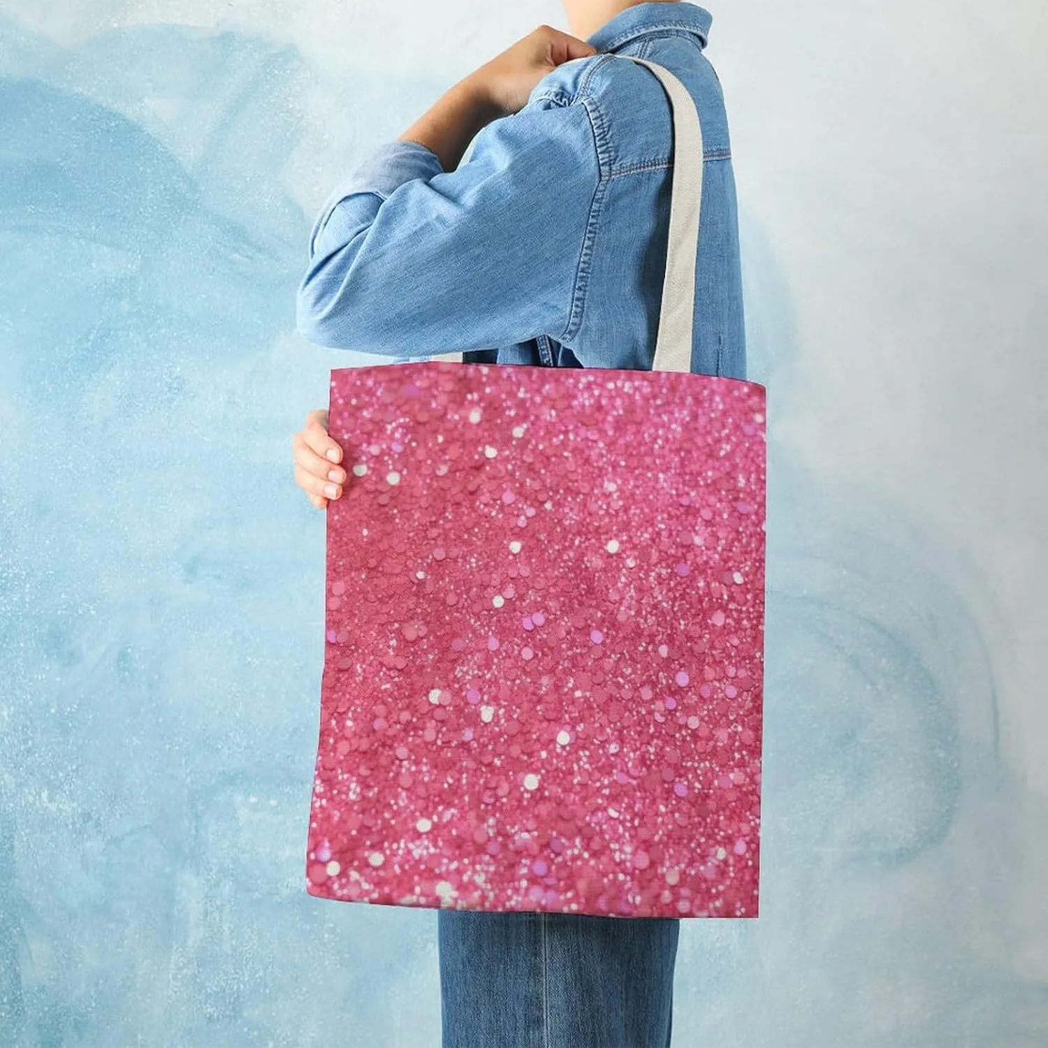 Tote Bag Laptop Handbag Steam Locomotive Train Grocery Bag Canvas Shoulder Bag Crossbody Bag for Travel