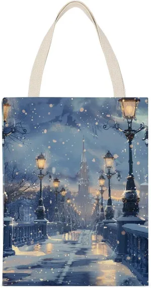 Tote Bag Laptop Handbag Wild Deer Grocery Bag Canvas Shoulder Bag Crossbody Bag for Travel