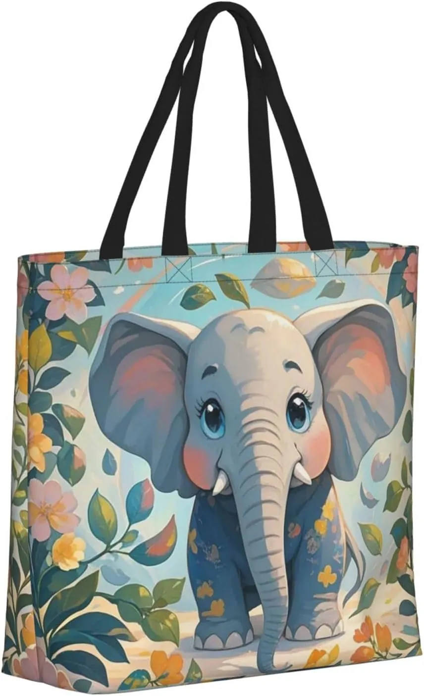Tote Bag Large Capacity Grocery Bag With Zipper Pitbull Dogs Shopping Bag Shoulder Bag for Women
