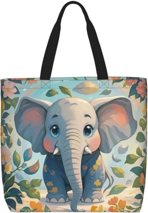 Tote Bag Large Capacity Grocery Bag With Zipper Pitbull Dogs Shopping Bag Shoulder Bag for Women