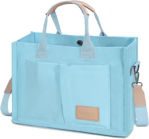 Tote Bags for Women Canvas Tote Purse Crossbody Bags with Pockets Top Handle Shoulder Handbags Satchel Bags for Women