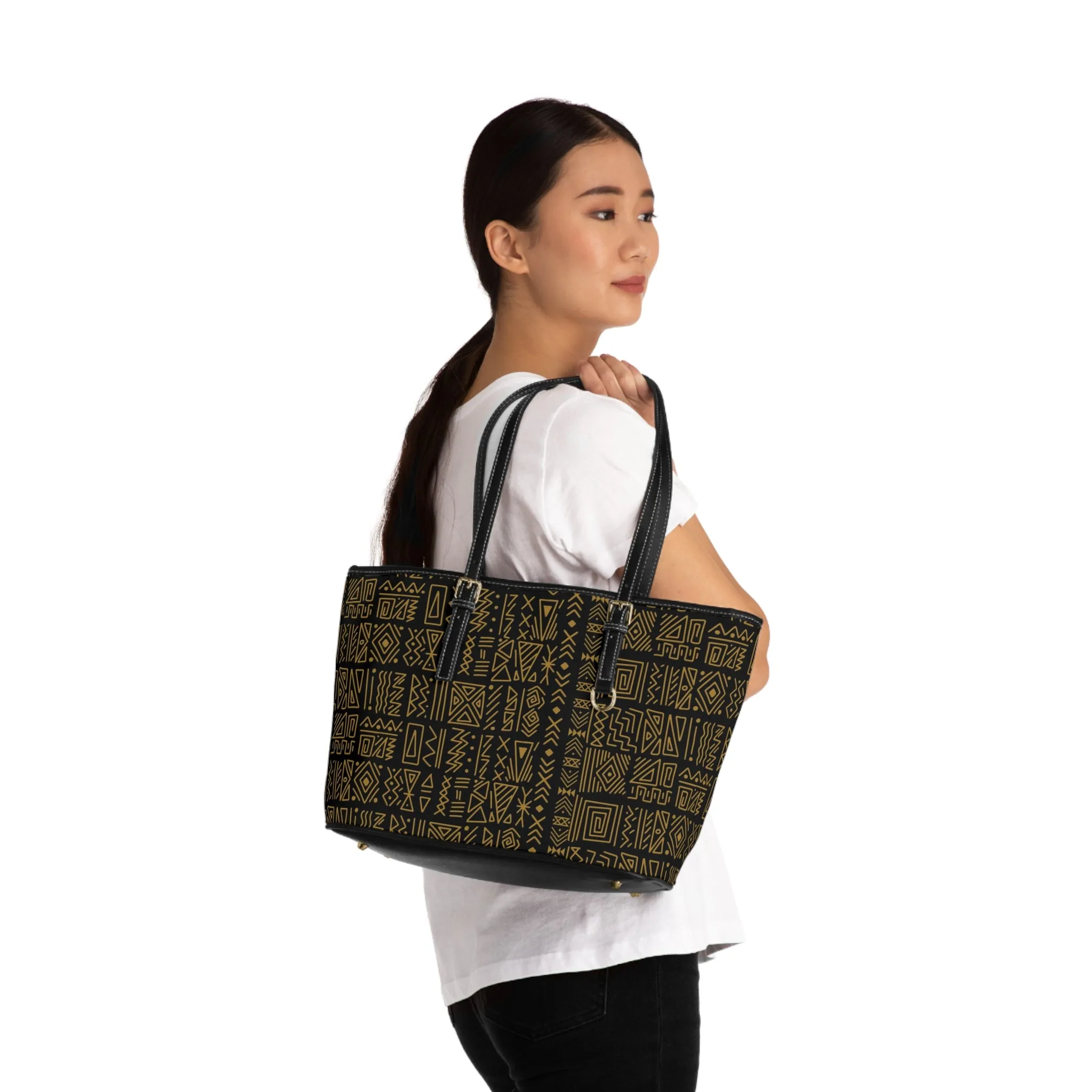 Tribal officials PU Leather Shoulder Bag