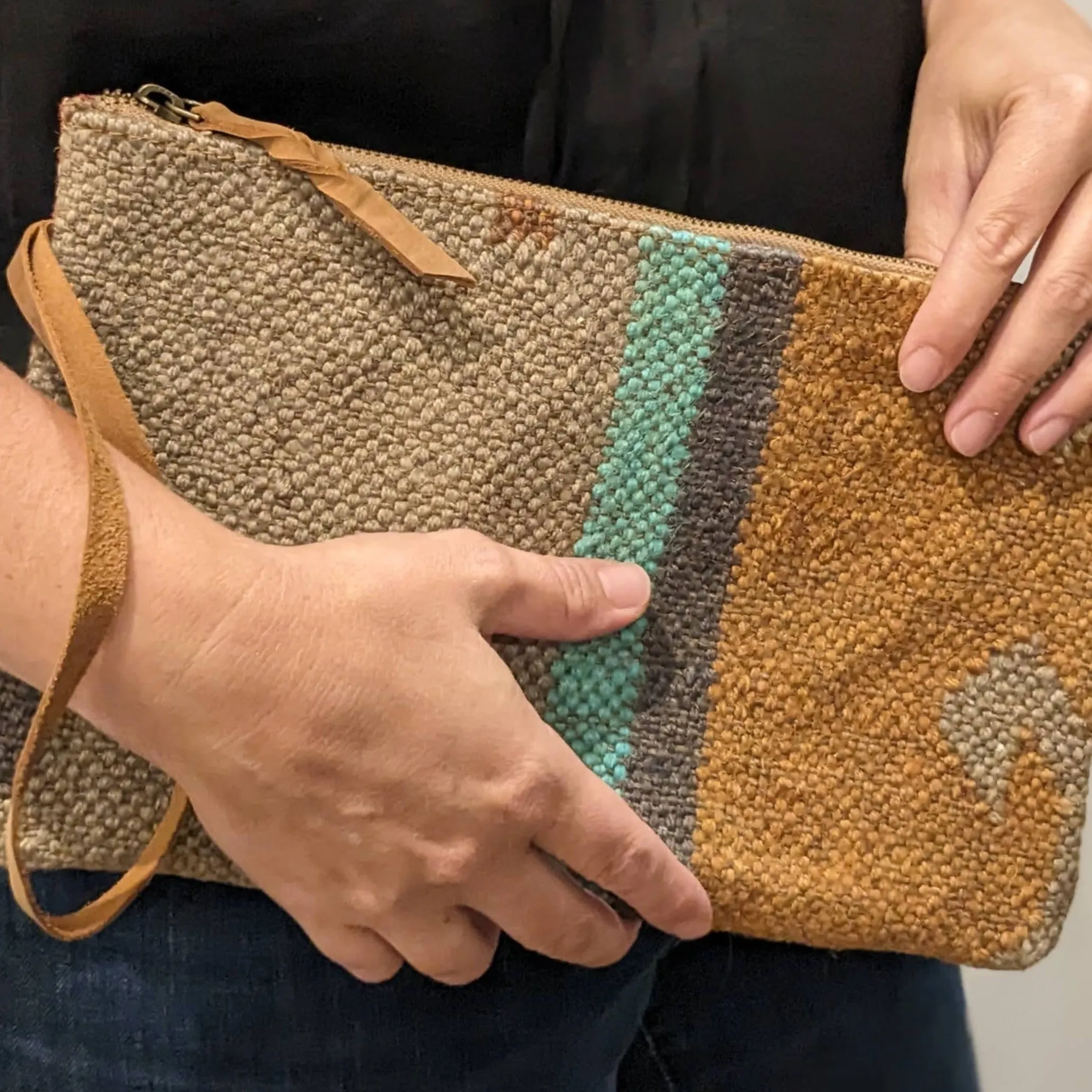 Tribal Print Kilim Clutch