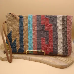 Tribal Print Kilim Clutch