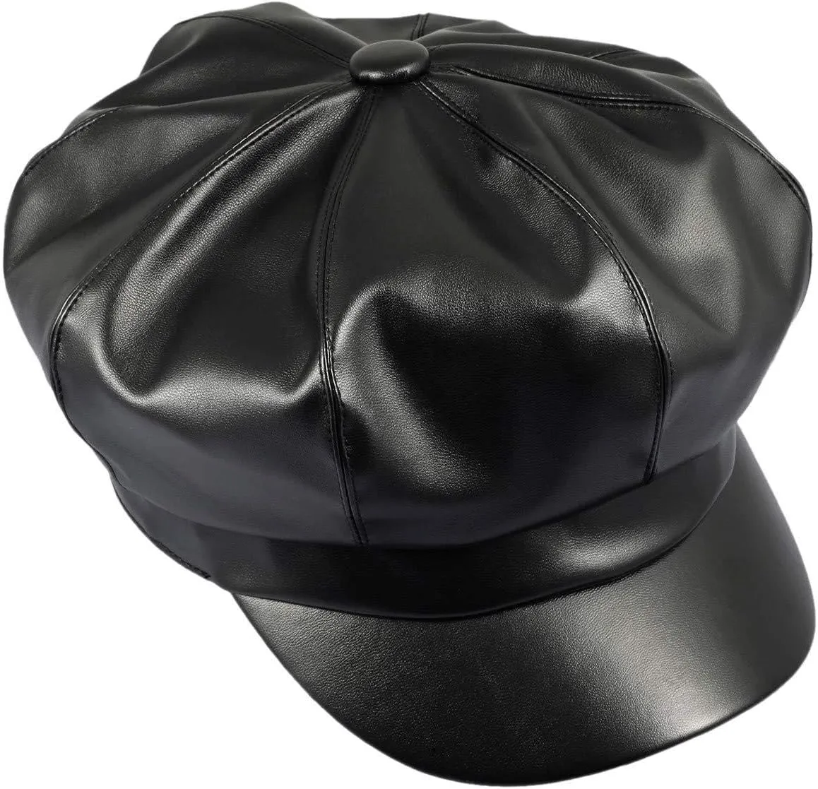Unisex Black Bucket Hat Waterproof Rain Hat Reversible Shiny Rave Bucket Hat for Concert Festival