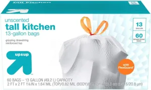 Up & Up Unscented Tall Kitchen 13-Gallon Bags