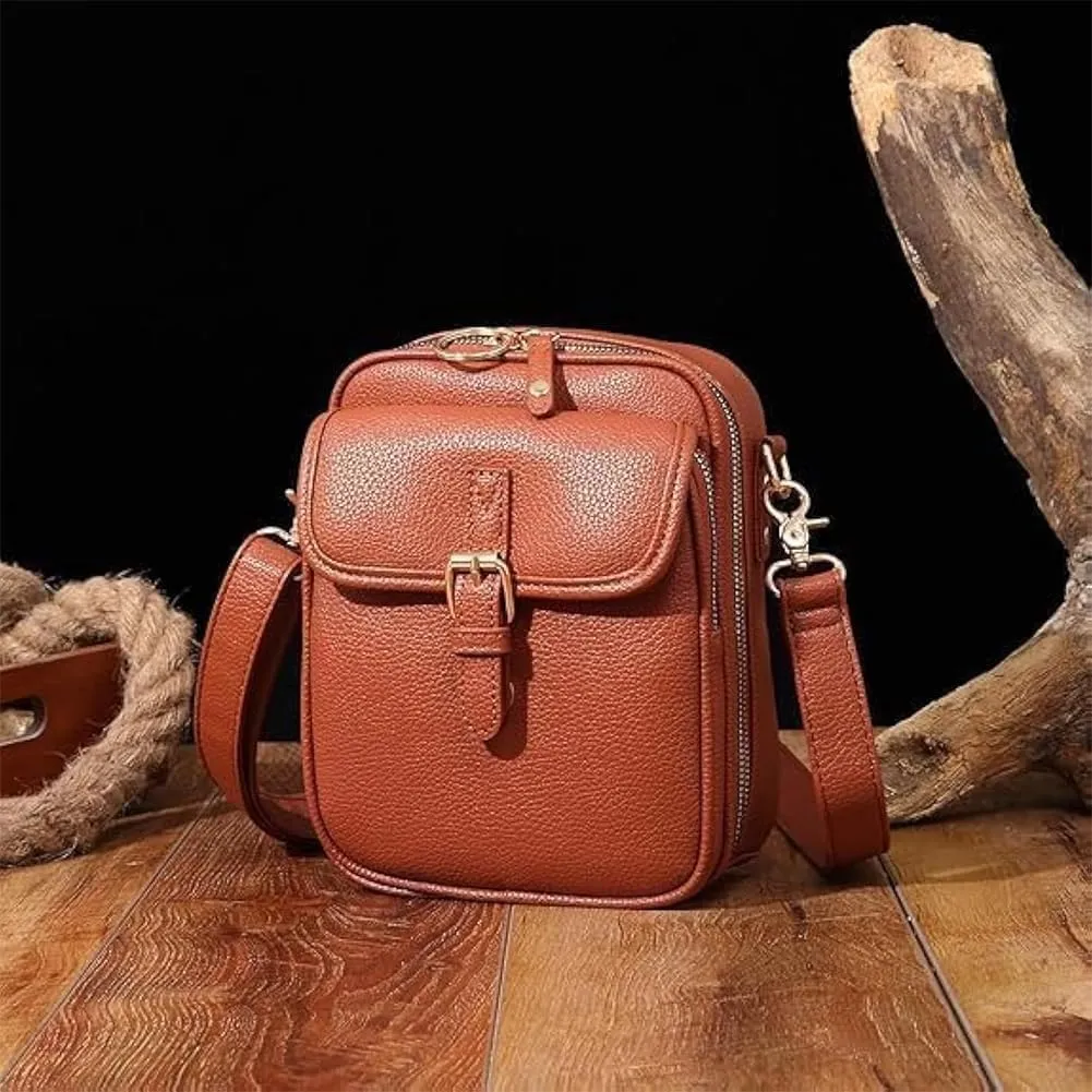 Urvashi Crossbody Leather Bag, Collaboraten1 Crossbody Leather Bag, Anti Theft Shoulder Bags