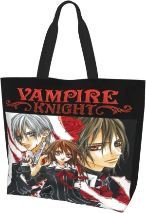 Vampire Knight Shoulder Bag Women'S Large Capacity Storage Bag Shopping Bags For Beach Daily Travel