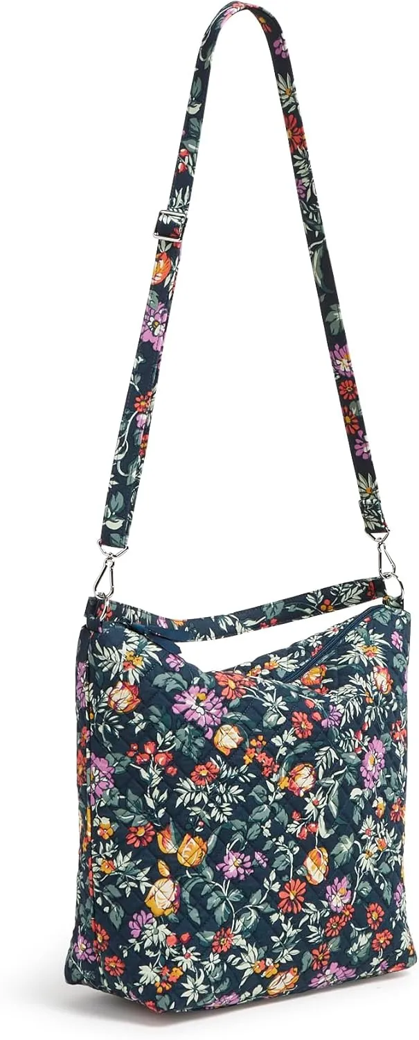 Vera Bradley Women's Cotton Oversized Hobo Shoulder Bag