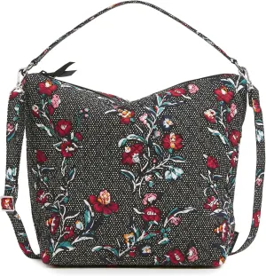 Vera Bradley Women's Cotton Oversized Hobo Shoulder Bag