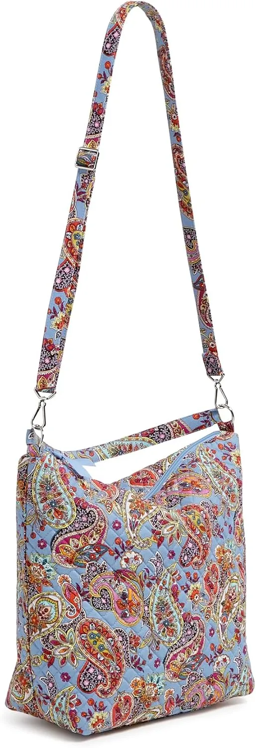 Vera Bradley Women's Cotton Oversized Hobo Shoulder Bag