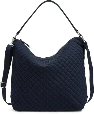 Vera Bradley Women's Cotton Oversized Hobo Shoulder Bag