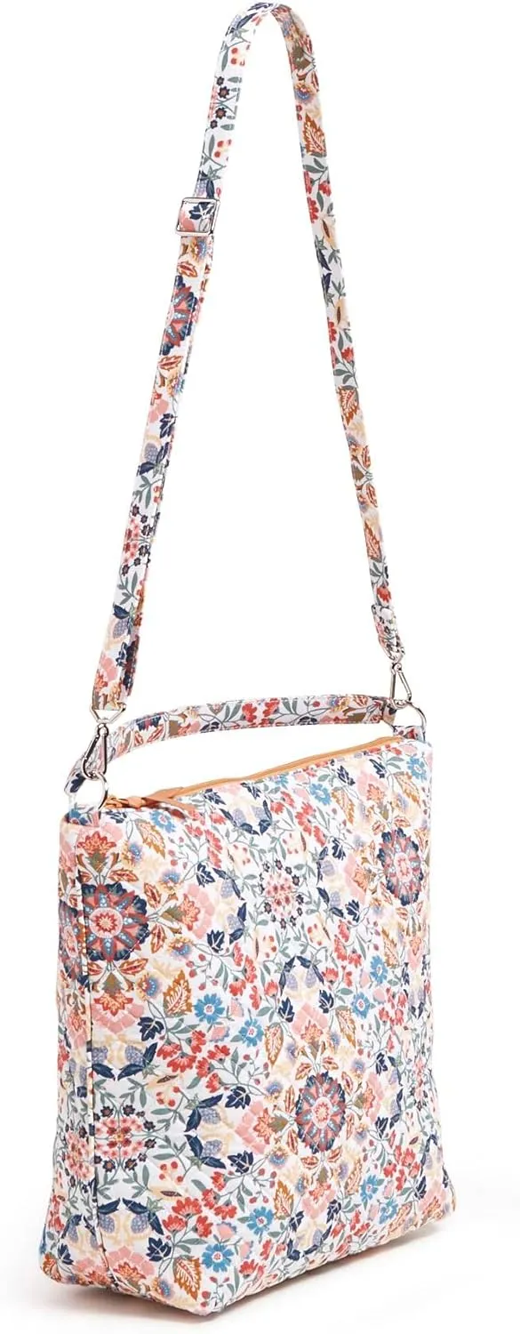 Vera Bradley Women's Cotton Oversized Hobo Shoulder Bag