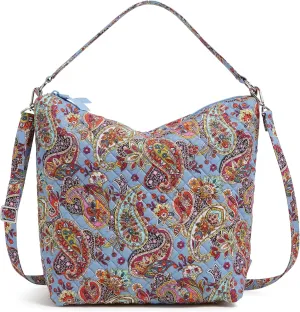 Vera Bradley Women's Cotton Oversized Hobo Shoulder Bag