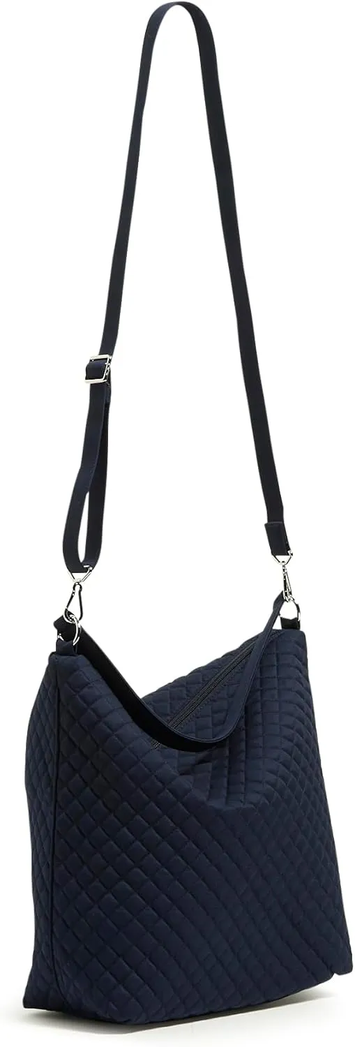 Vera Bradley Women's Cotton Oversized Hobo Shoulder Bag