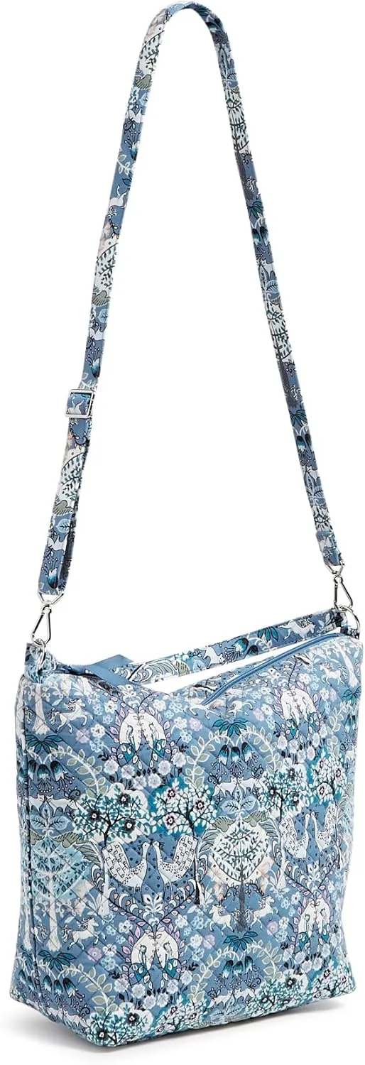 Vera Bradley Women's Cotton Oversized Hobo Shoulder Bag