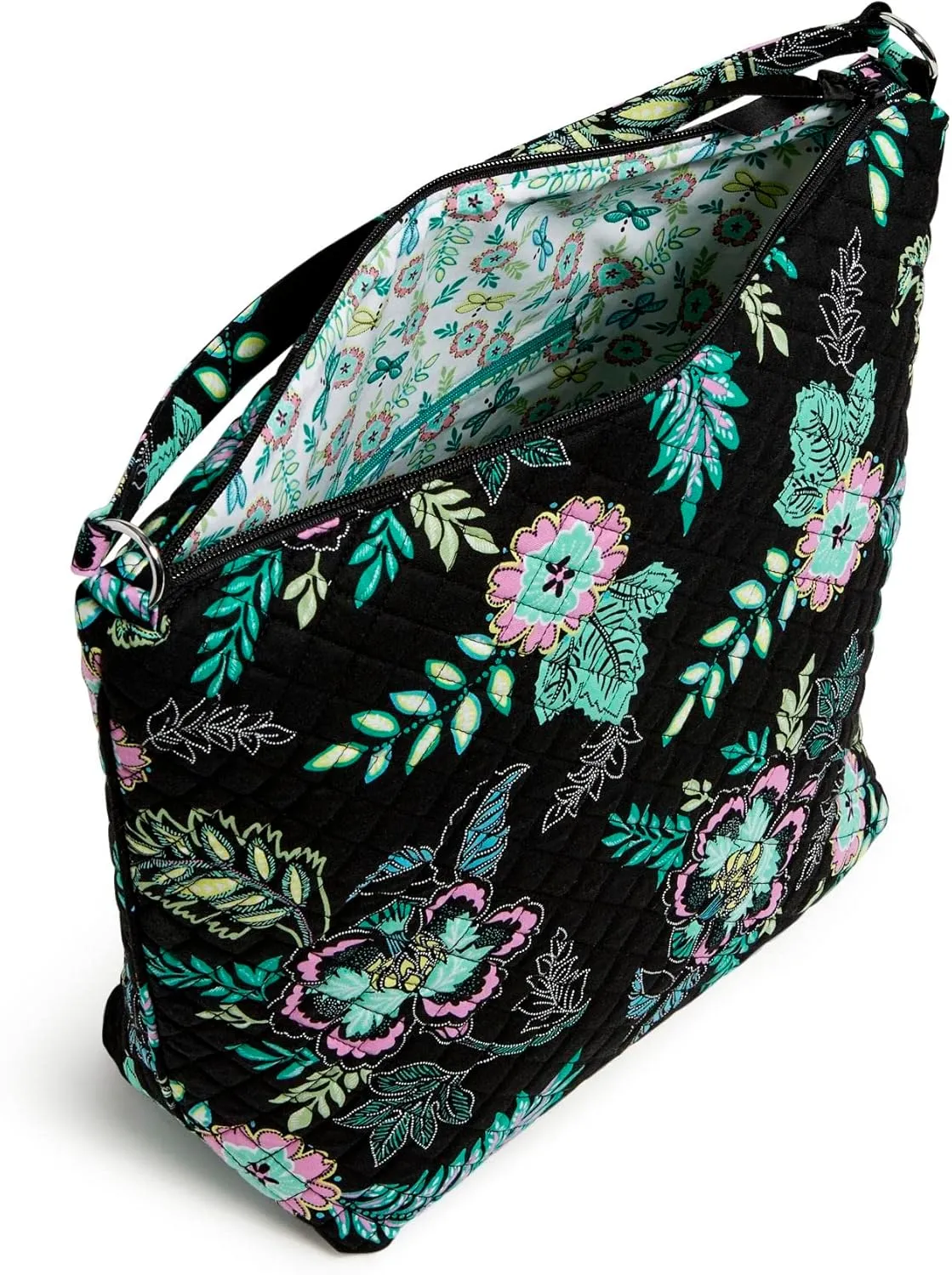 Vera Bradley Women's Cotton Oversized Hobo Shoulder Bag