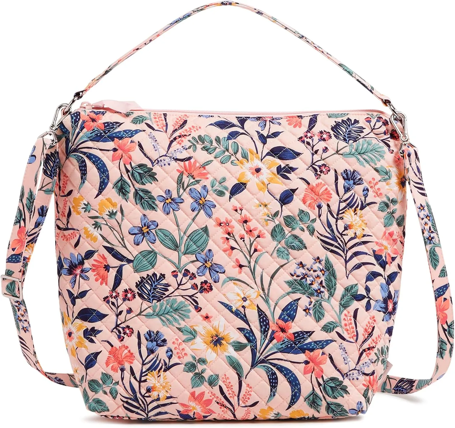 Vera Bradley Women's Cotton Oversized Hobo Shoulder Bag