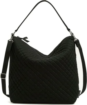 Vera Bradley Women's Cotton Oversized Hobo Shoulder Bag