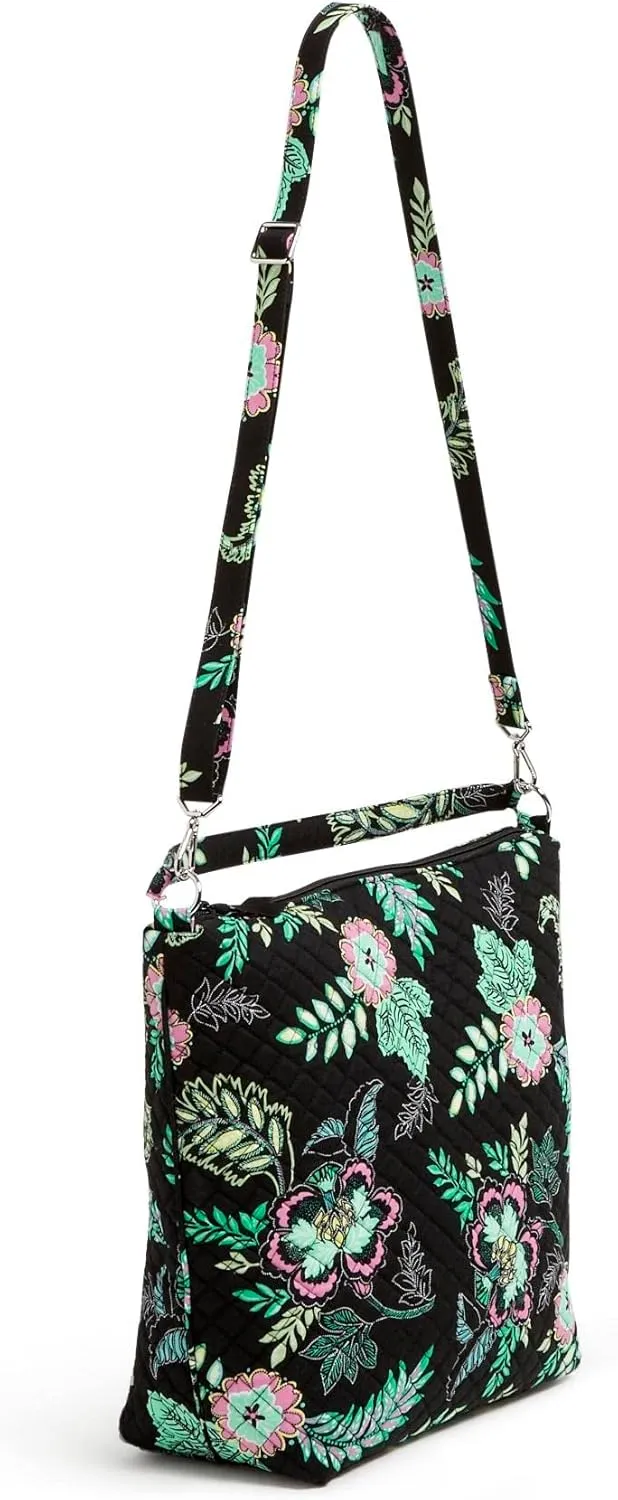 Vera Bradley Women's Cotton Oversized Hobo Shoulder Bag