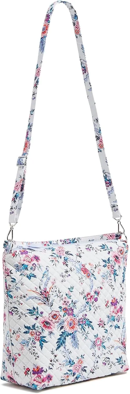 Vera Bradley Women's Cotton Oversized Hobo Shoulder Bag