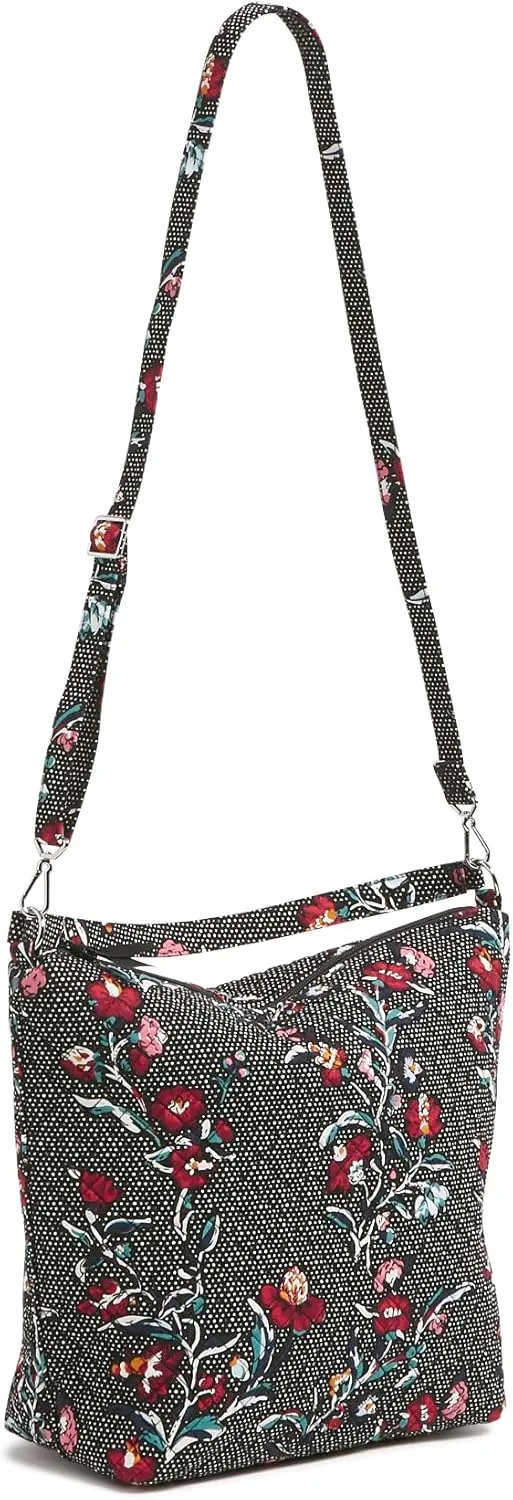 Vera Bradley Women's Cotton Oversized Hobo Shoulder Bag