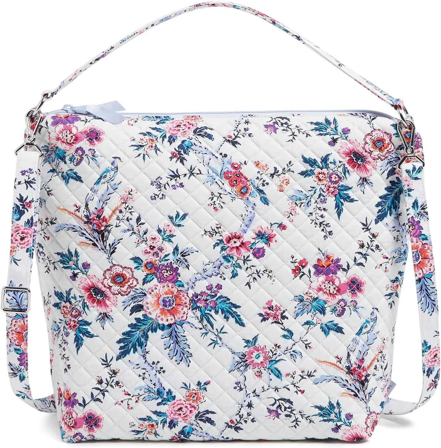 Vera Bradley Women's Cotton Oversized Hobo Shoulder Bag