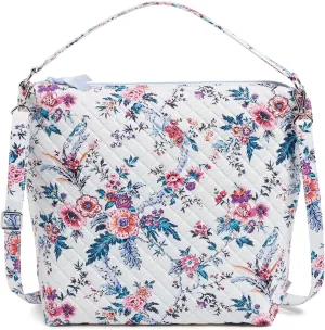 Vera Bradley Women's Cotton Oversized Hobo Shoulder Bag