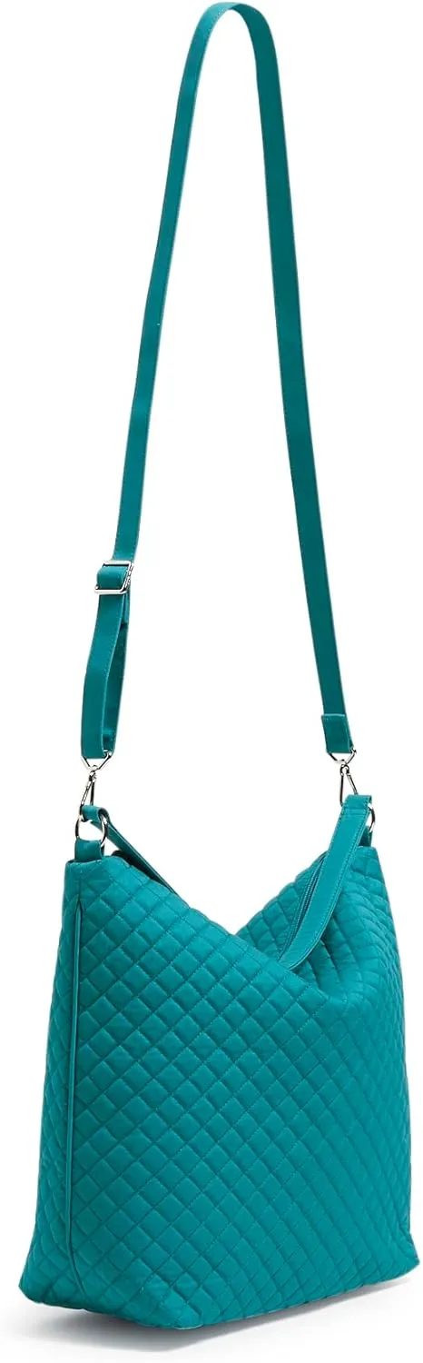 Vera Bradley Women's Cotton Oversized Hobo Shoulder Bag