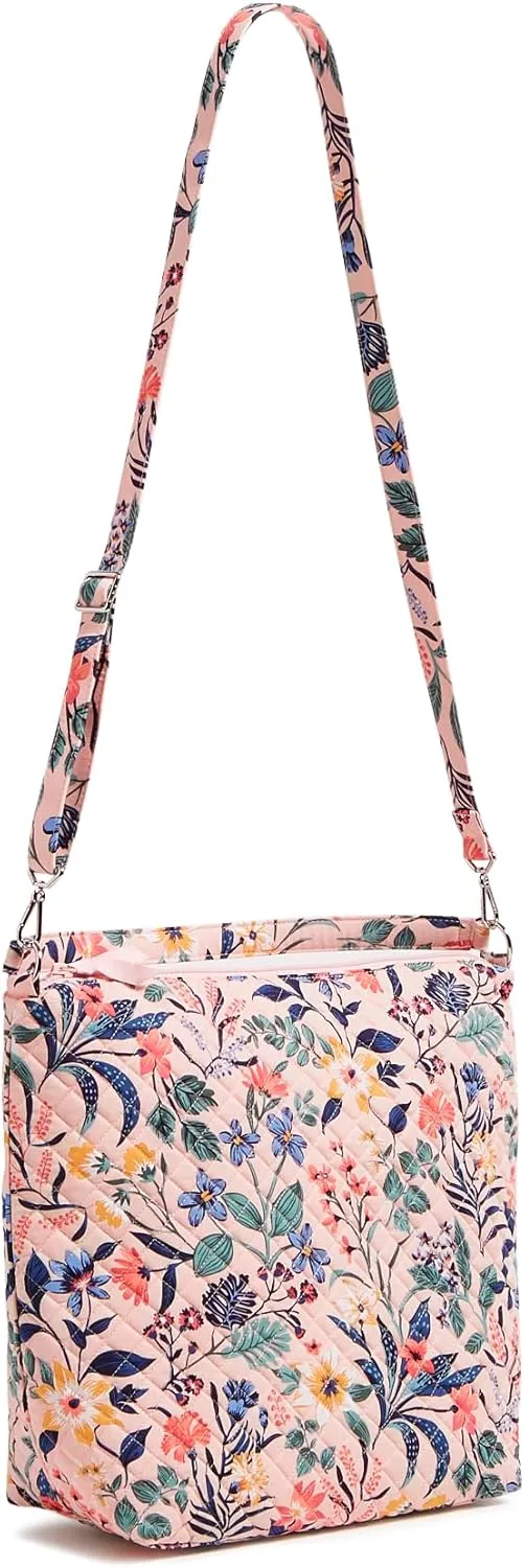 Vera Bradley Women's Cotton Oversized Hobo Shoulder Bag