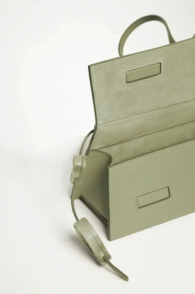 VIA | MINT Leather Handbag by NATURAE SACRA